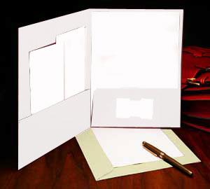 White Presentation Folder