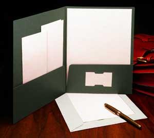 Hunter Green Presentation Folder