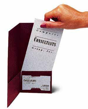 Claret Textured Brochure Jacket