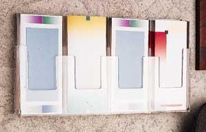 Acrylic 4-Pocket Wall Mount Holder