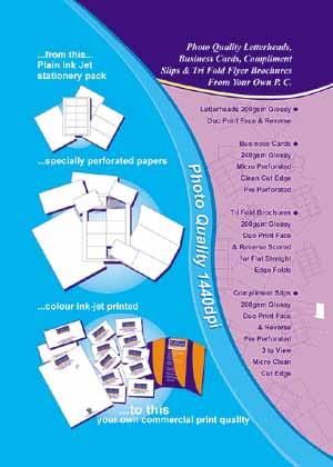 Refill Photo Gloss 200Gsm Letterheads (50Pk)