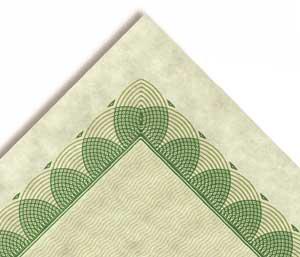 Certificate Border Green