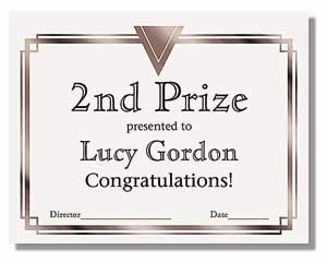 Triumph Silver Foil Certificate Border