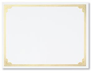 Gold Foil Border