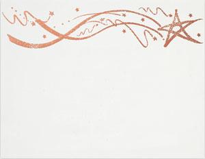 Bronze Star Foil Certificate