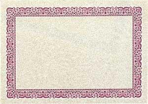 Bramble Mini Award Certificate