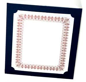 Black Vertical Certificate Featureframe