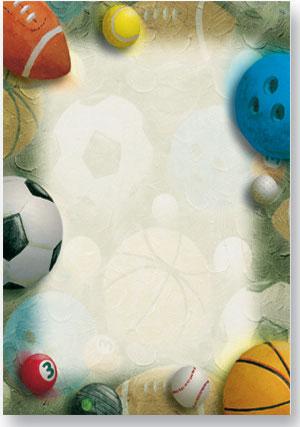 Good Sport A4 Theme Paper