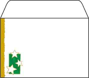 Christmas Stars C6 Envelopes