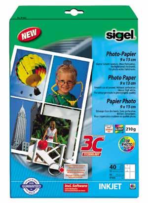 High White Glossy Photo Inkjet Paper (10 Sheets)