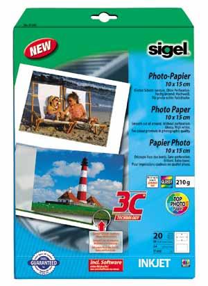 High White Glossy Photo Inkjet Paper (10 Sheets