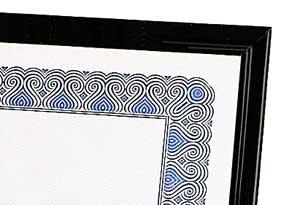 Certificate Frame Black