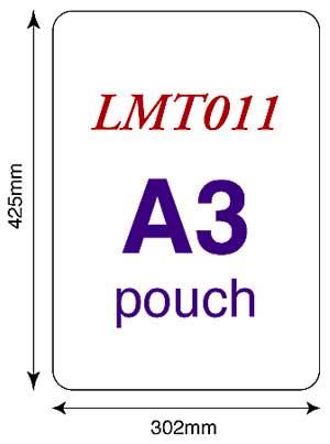 250 Micron Pouches - (Pack Of 25 - Oversize A3)