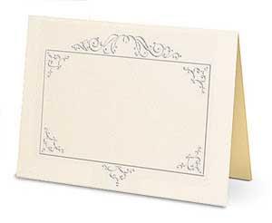Elegance Response Cards Only Cream