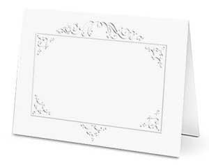 Elegance Response Cards Only White
