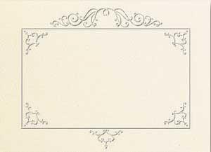 Elegance Reception Cards Only Cream