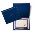 Marine Blue Certificate Jacket (A4)