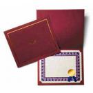 Claret Certificate Jacket (A4)