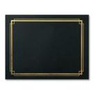 Ebony "Border" Gold Embossed A4 Certificate Jackets
