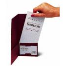 Claret Textured Brochure Jacket