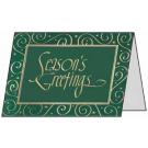 Swirls Of Gold Christmas Cards With Inserts