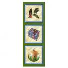 Three Squares Christmas Card - Green
