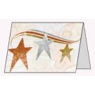 Shooting Stars Christmas Card (Metallic Ink)