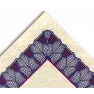Certificate Border Burgundyblue