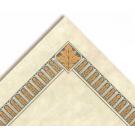 Certificate Border Teal Blue/Tan