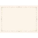 Delicate Gold Certificate Border