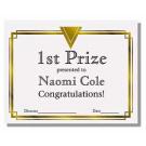 Triumph Gold Foil Certificate Border