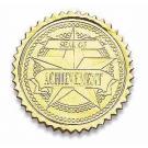 Achievement Certificate Seals - Gold