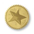Star Certificate Seals - Gold