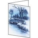 Romantic River Glossy Christmas Cards (A6)