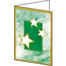 Christmas Stars Gold Embossed Christmas Cards (A6)