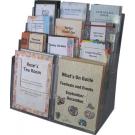 12 Pocket Acrylic Brochure Holder