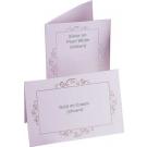 Pink On Pearl White Invitations Only