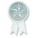 Achievement Certificate Seals With Tails - Silver